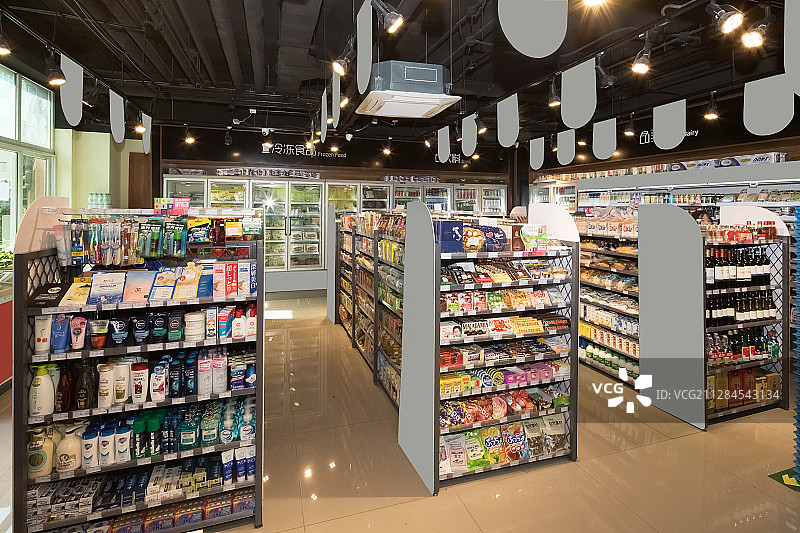 超市货架图片素材