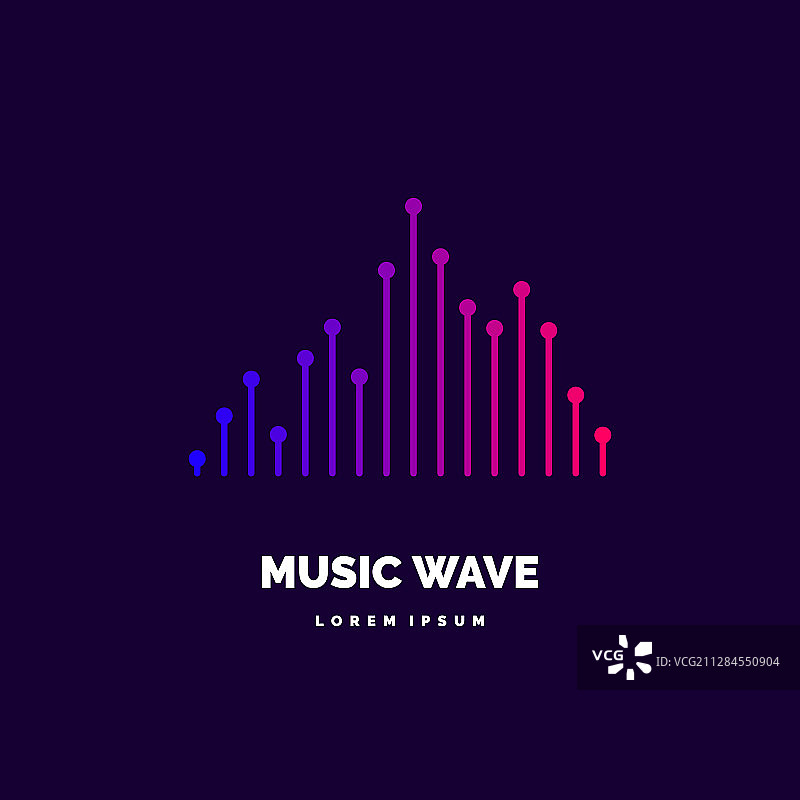 音乐波浪图片素材