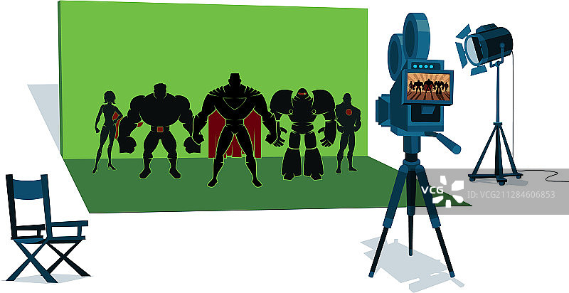 超级英雄电影团队图片素材