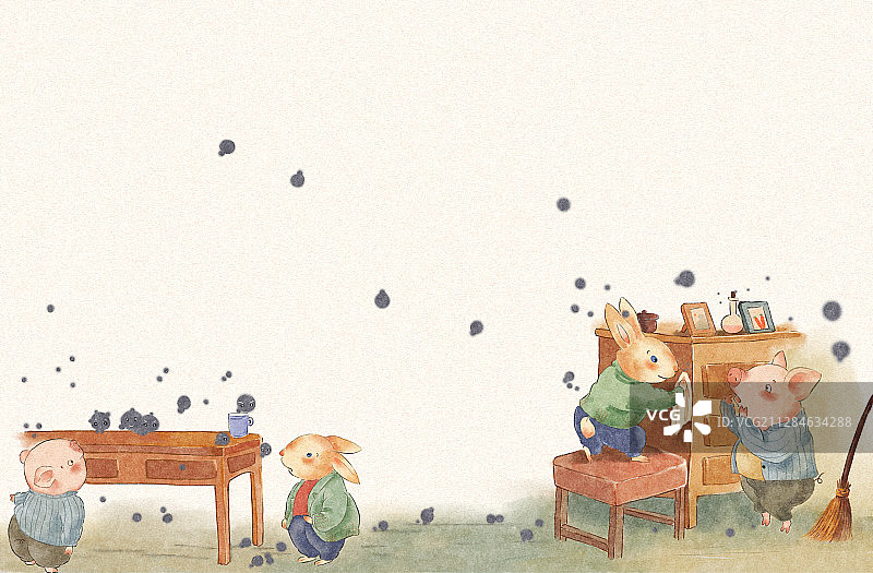 童话森林——小小灰尘干大事……图片素材