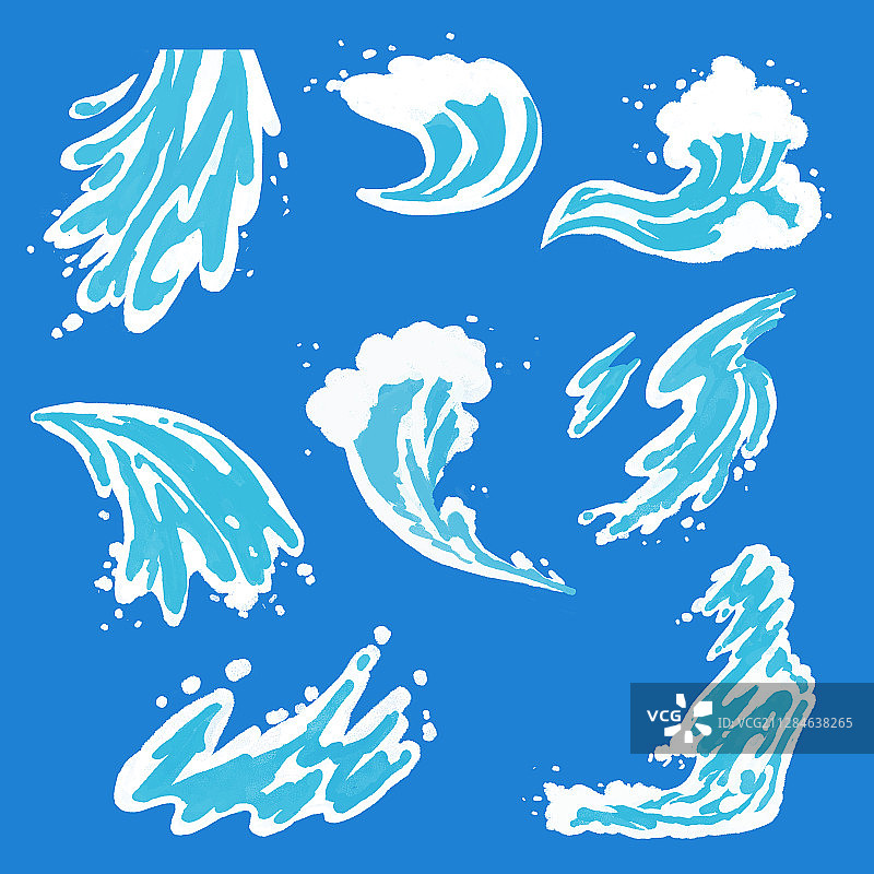 浪花图片素材