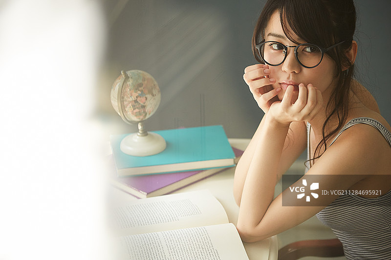 女人放松生活方式图片素材