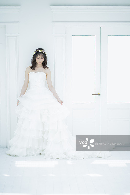 女性婚姻新娘形象图片素材