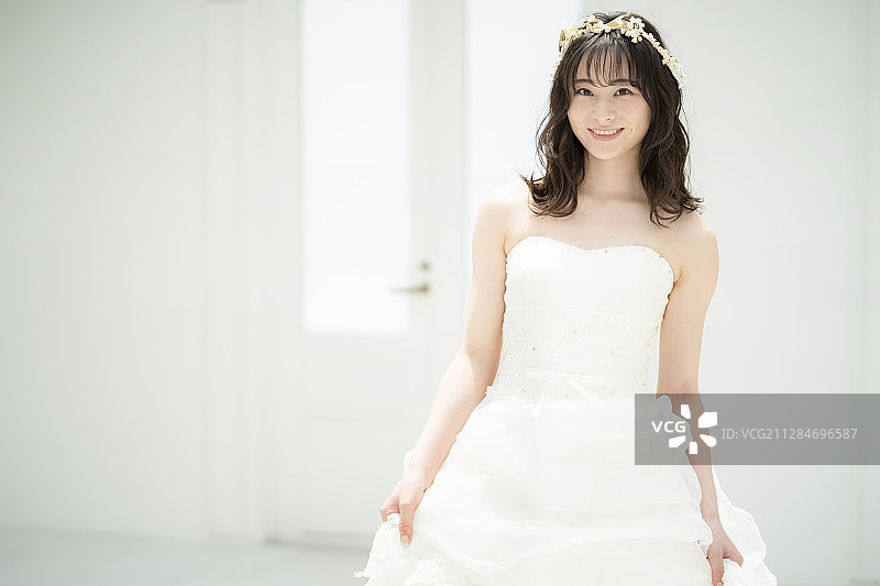 女性婚姻新娘形象图片素材