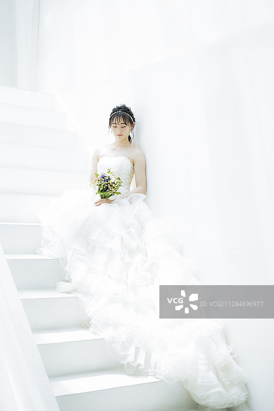 女性婚姻新娘形象图片素材