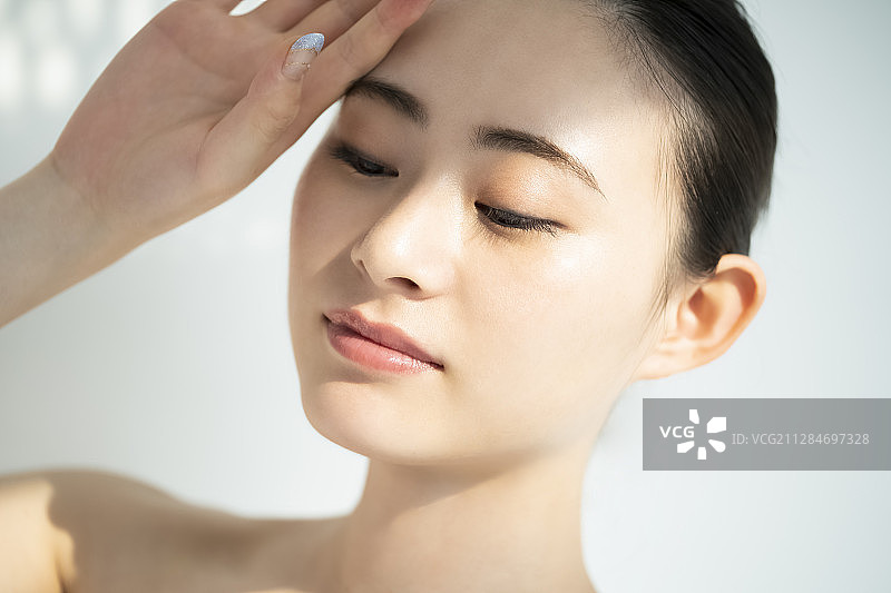 女性肖像美容图图片素材