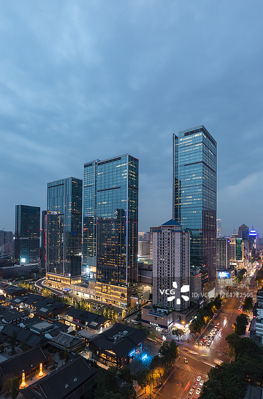 太古里夜景图片素材