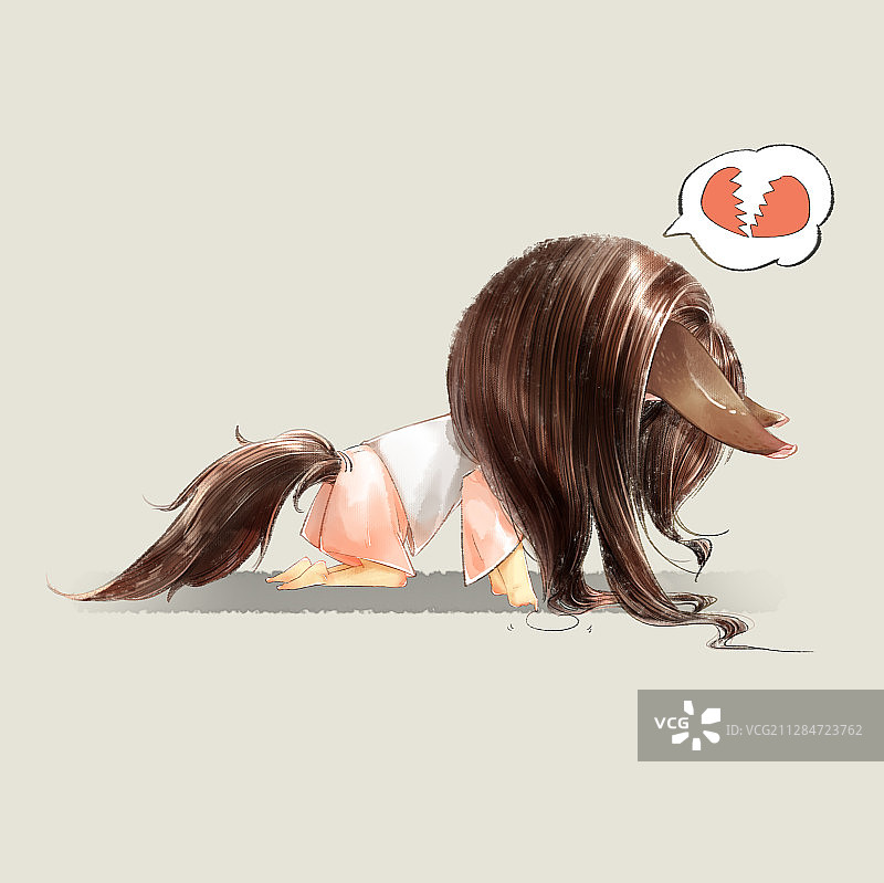 落寞的人破碎的心图片素材