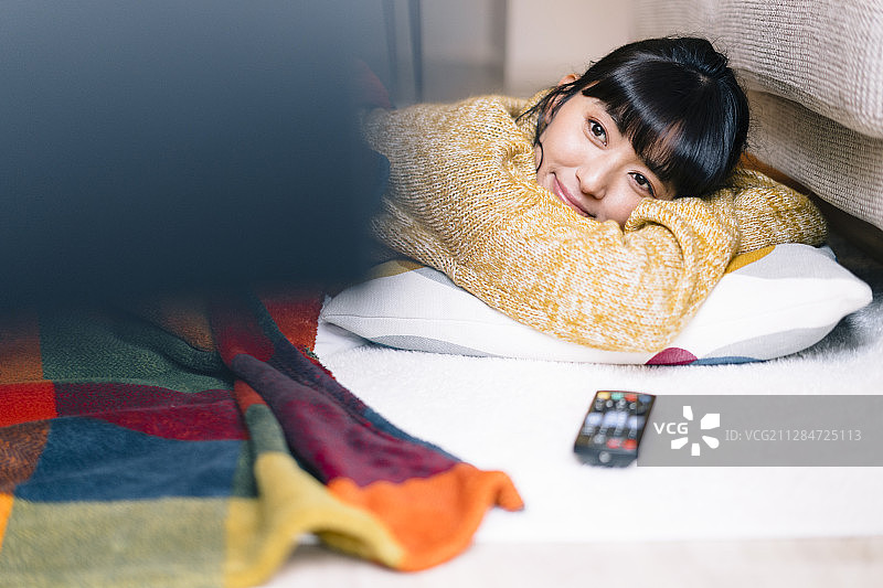 女人放松生活方式图片素材