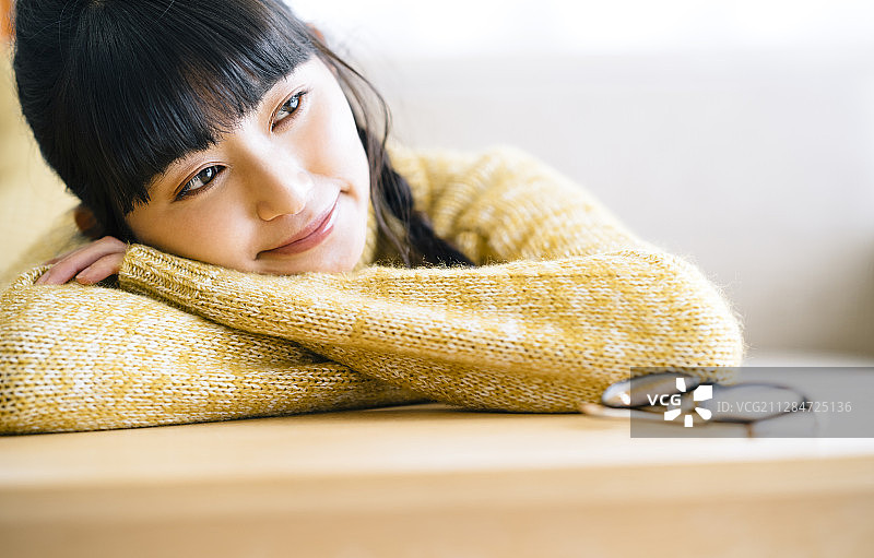 女人放松生活方式图片素材