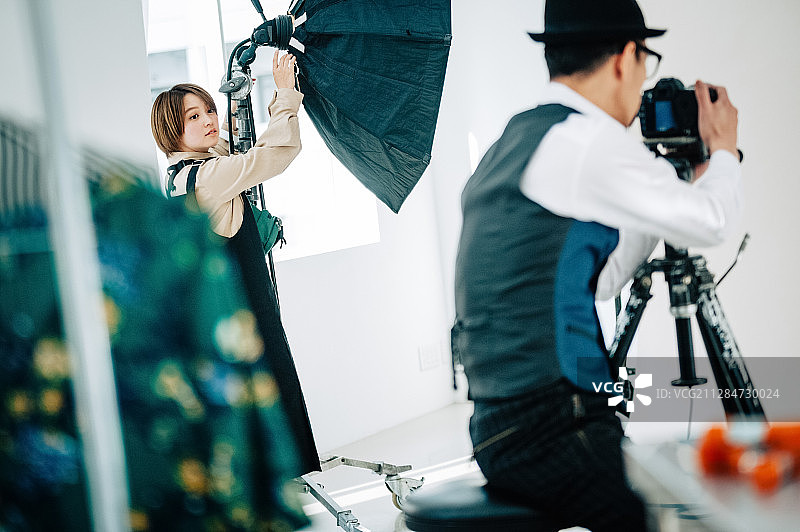 创意拍摄场景助手图片素材