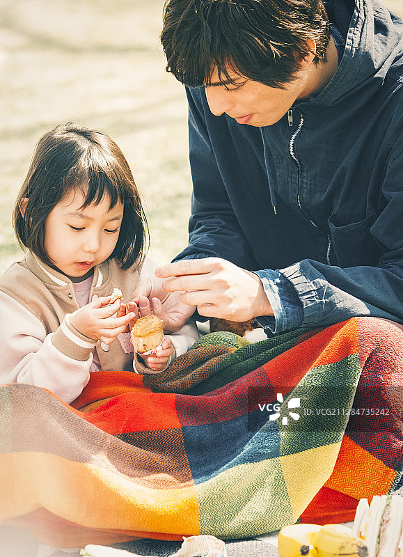 樱花春季亲子图片素材