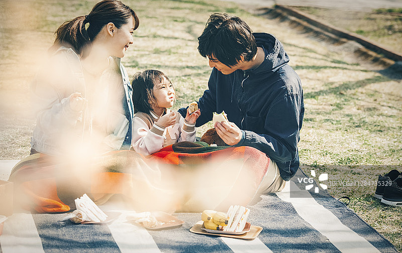 樱花春季亲子图片素材