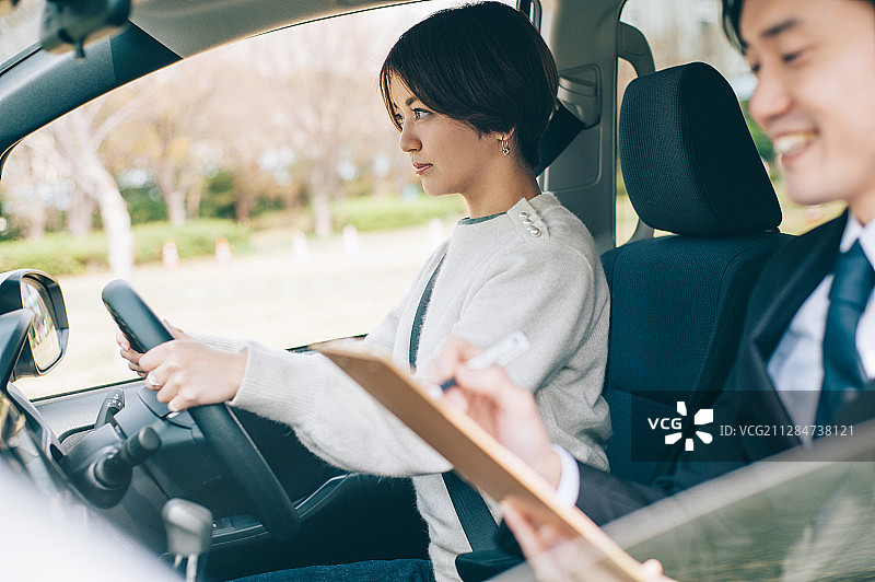 驾校汽车车牌图片素材