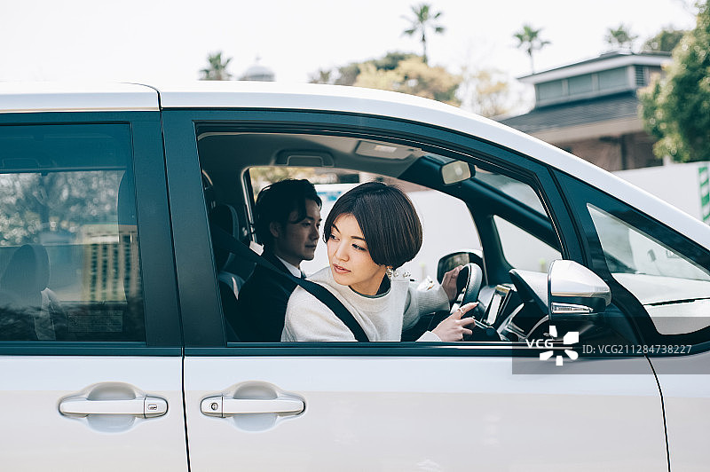 驾校汽车车牌图片素材