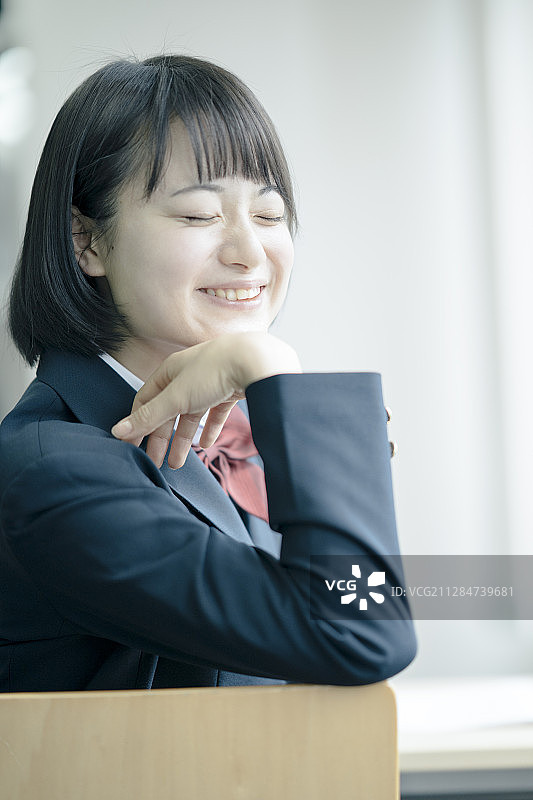 高中生学习预备学校图片素材