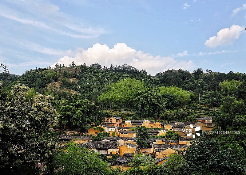 金色杨家堂图片素材