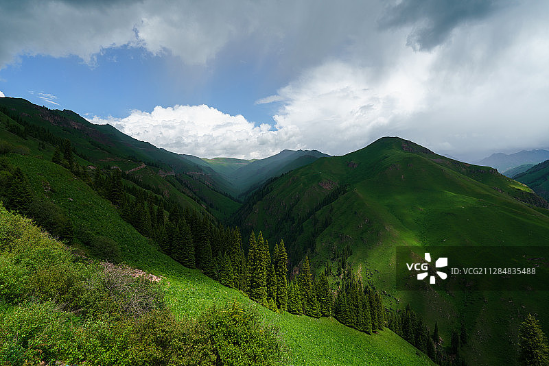 新疆独库公路沿途景色图片素材