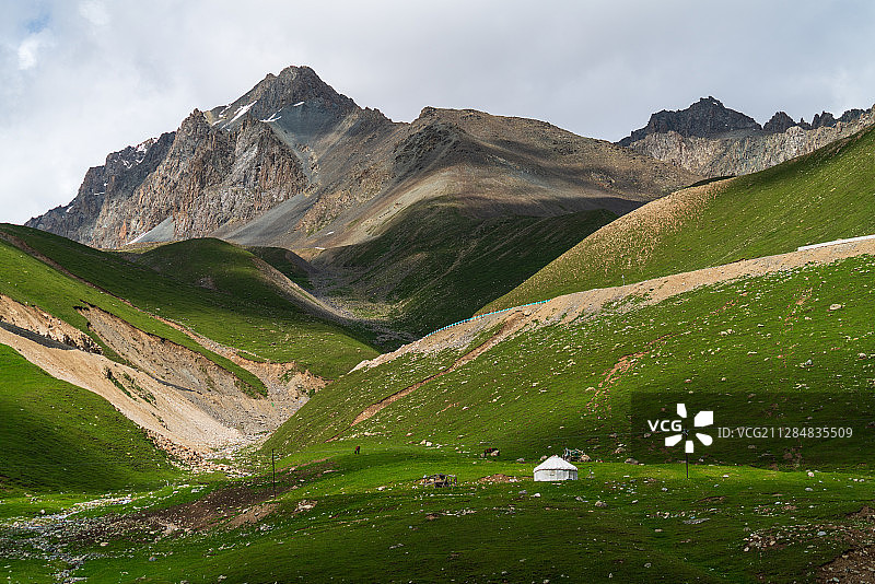 新疆独库公路沿途景色图片素材