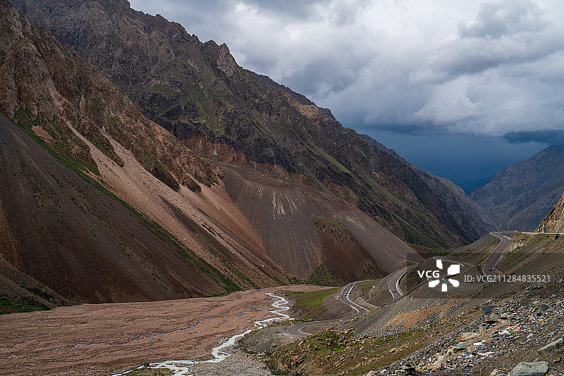 新疆独库公路沿途景色图片素材