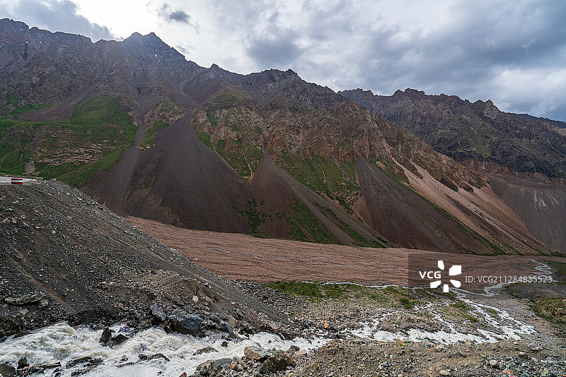 新疆独库公路沿途景色图片素材