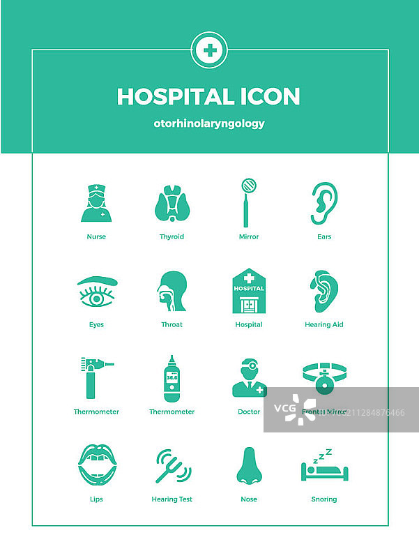 医疗主题矢量图标图片素材