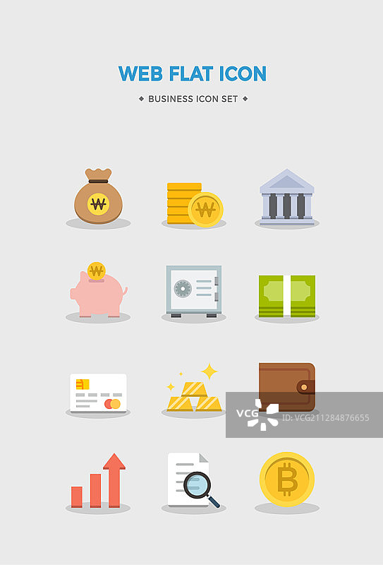 金融网页矢量图标图片素材