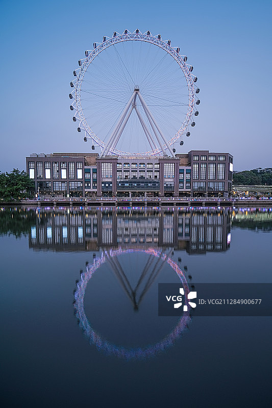 中山缤纷幻彩摩天轮图片素材