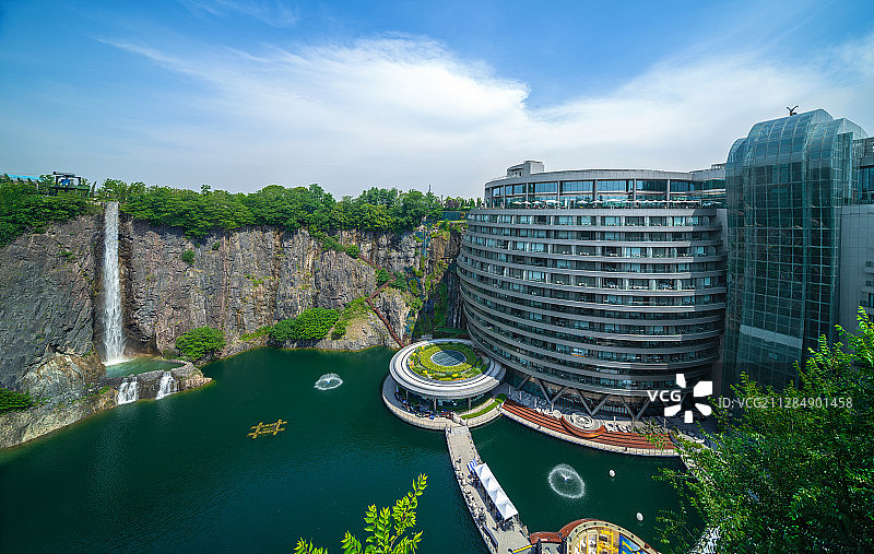 上海佘山世茂洲际酒店全景图片素材