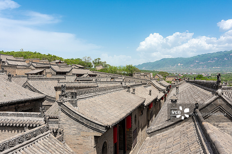 山西王家大院古建筑图片素材