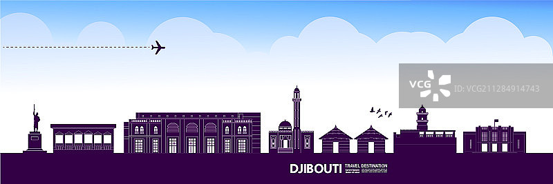 吉布提旅游目的地图片素材