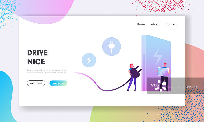 人们使用电力生态交通工具图片素材