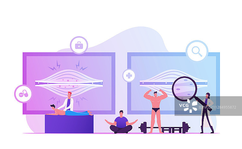 按摩师为男子缓解肌肉紧张图片素材