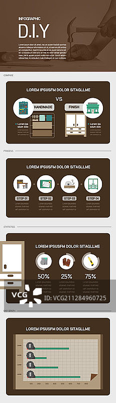 DIY矢量信息图图片素材