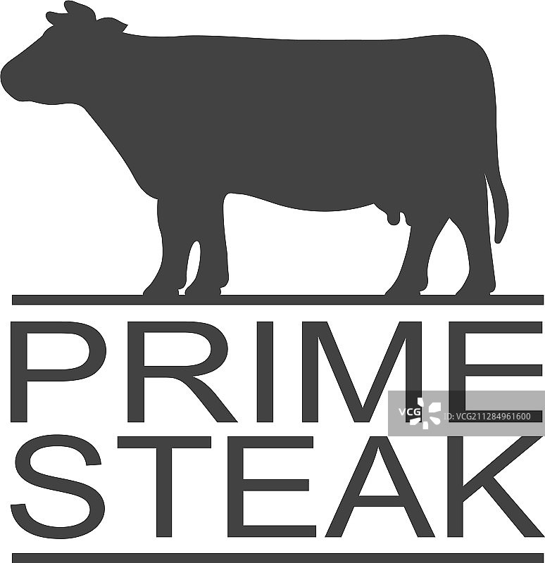 优质牛肉复古图标牛排标签标志打印图片素材