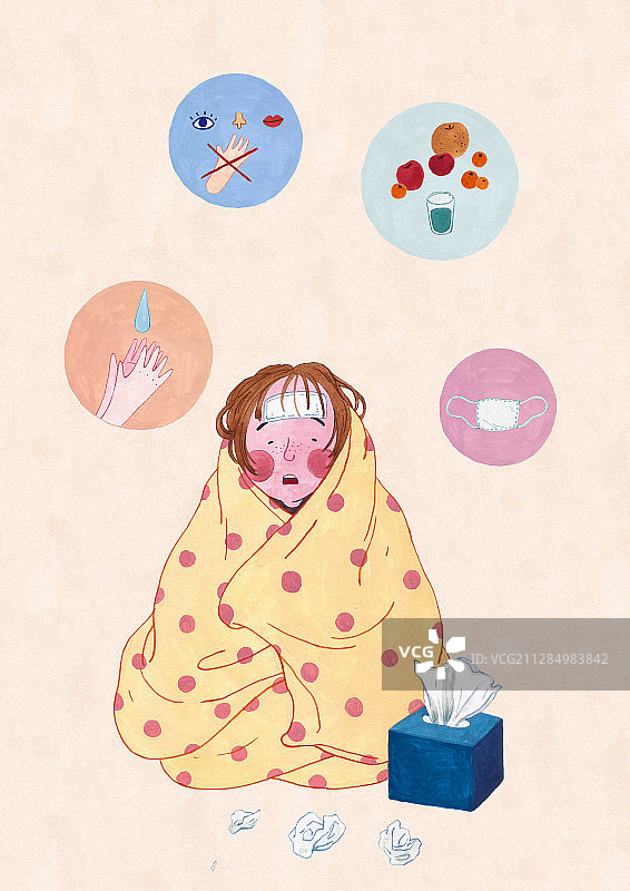 带有病毒概念的医疗保健插图009图片素材