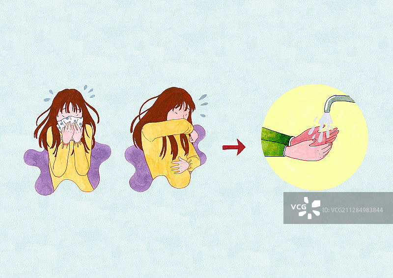 医疗保健与病毒概念插画005图片素材