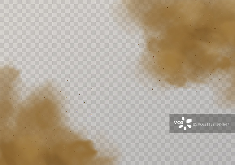 沙云泥尘飞溅3D效果图片素材
