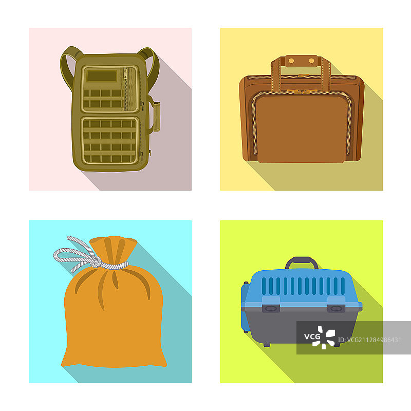 手提箱和行李标志图片素材