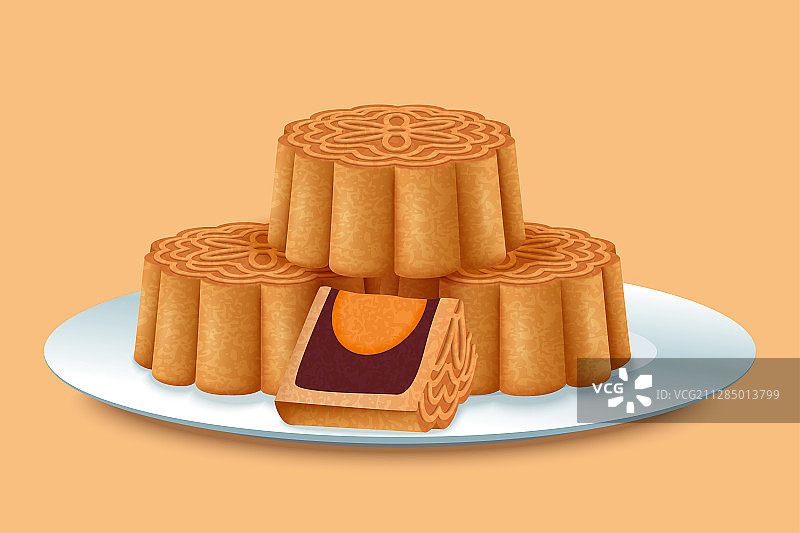 中秋节传统美味月饼素材图片素材