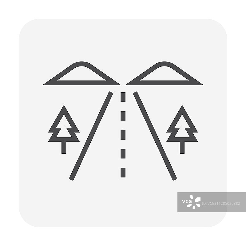 黑色道路图标图片素材