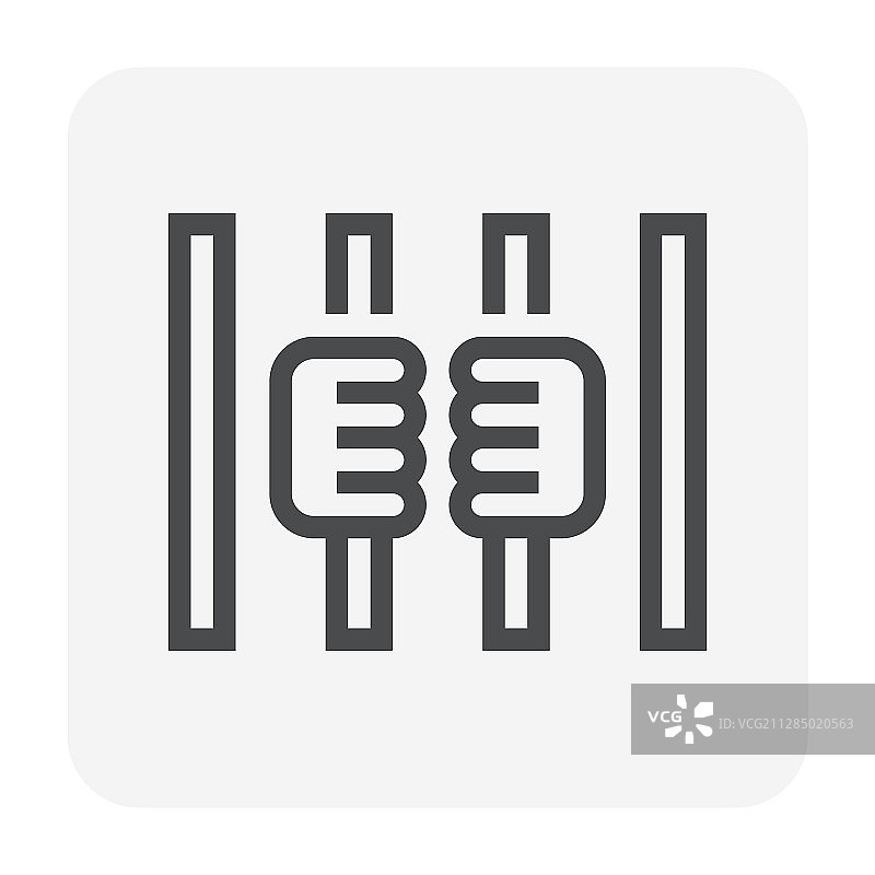 监狱囚犯图标图片素材