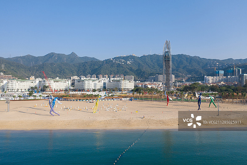 深圳市大梅沙海滩图片素材