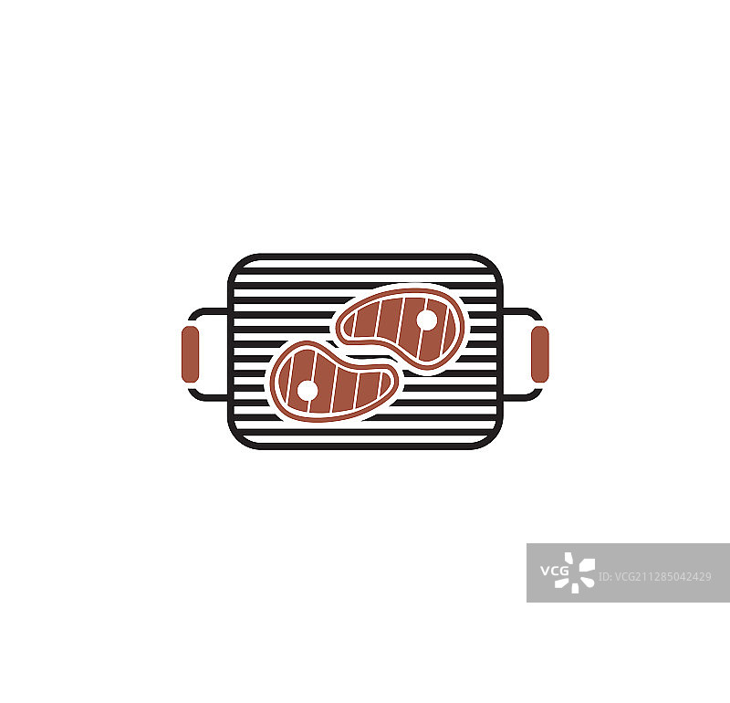 牛排相关图标背景图片素材