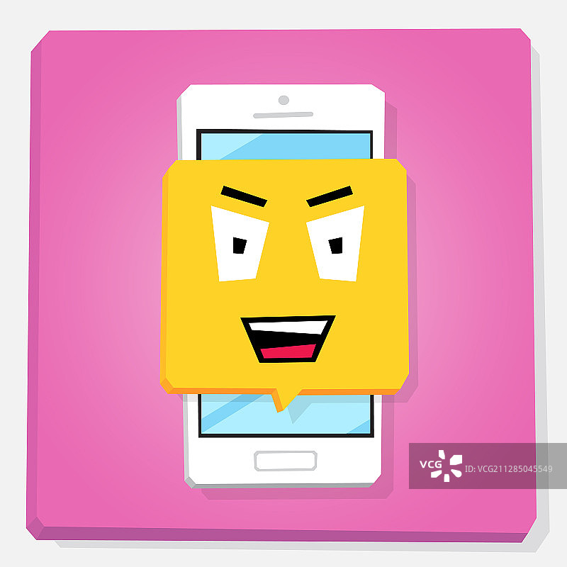 智能手机2.5D扁平风格设计图片素材