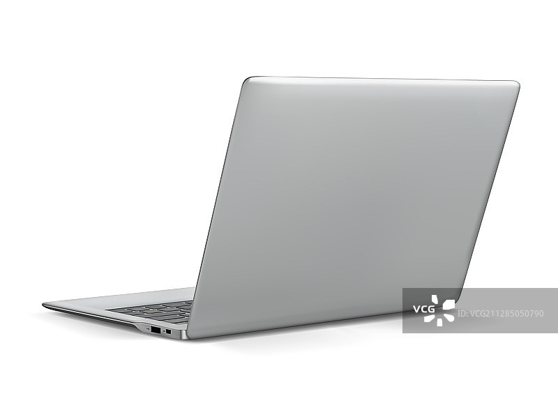 灰色笔记本电脑图片素材