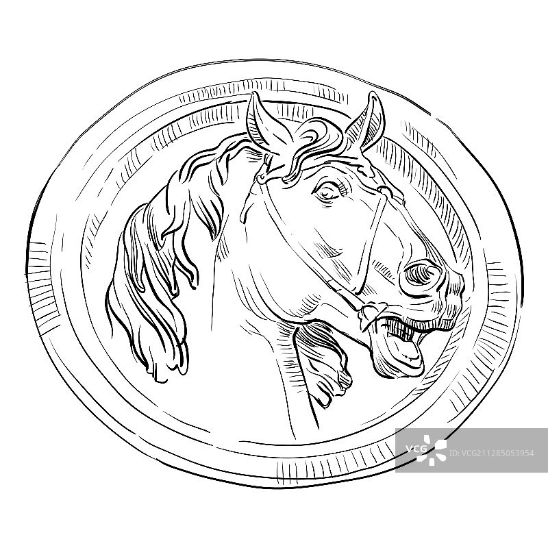 石头马头2图片素材