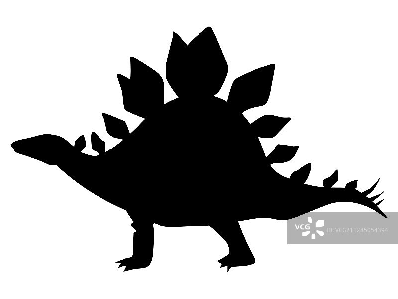 剑龙剪影图片素材