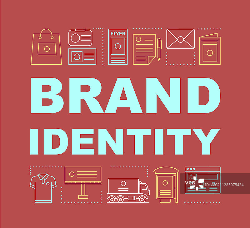 品牌标识文字概念banner图片素材