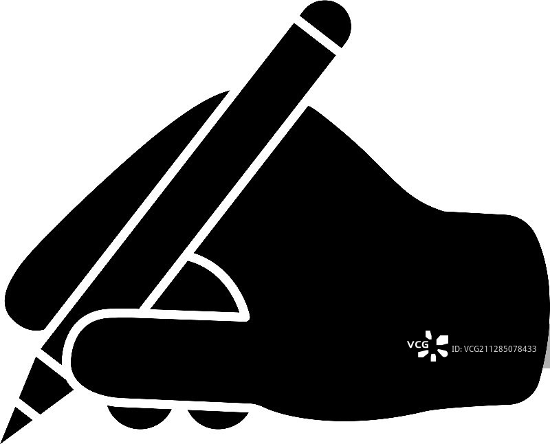 手写字形图标图片素材